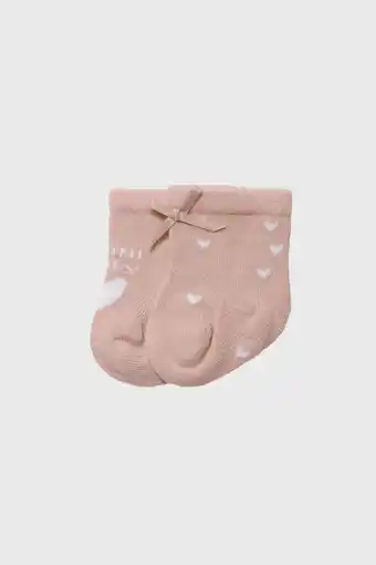 2 pack newborn hearts baba zokni