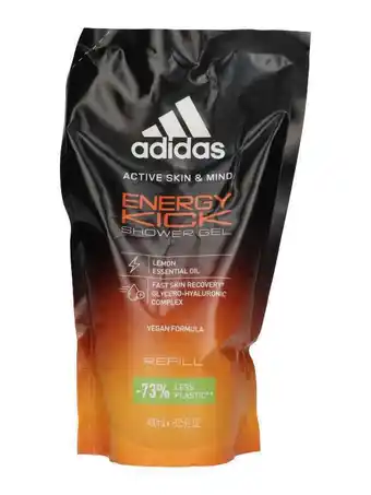 Rossmann Adidas active skin&mind energy kick férfi tusfürdő utántöltő - 400 ml ajánlat