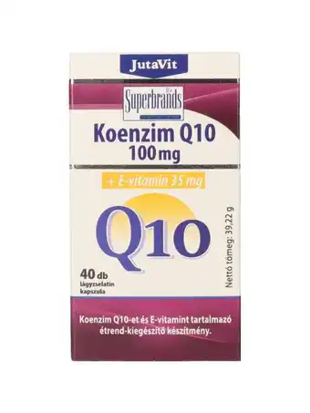 Rossmann Jutavit koenzim q10 100mg+e-vitamin 35 g - 40 db ajánlat