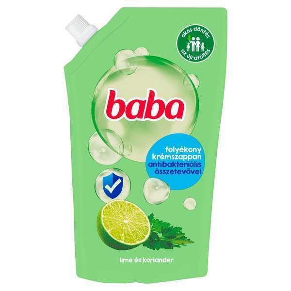 Rossmann Baba folyékony szappan utántöltő antibakteriális, lime - 500 ml ajánlat