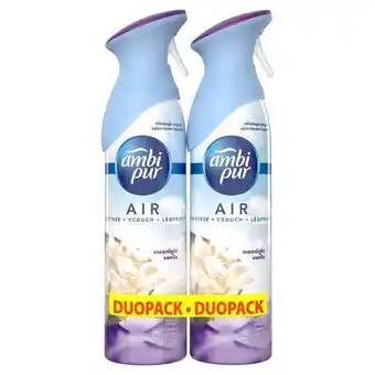 Rossmann Ambi pur air moonlight vanliia légfrissító spray duopack 2 x 300 ml ajánlat