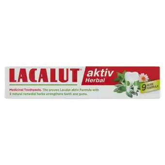 Rossmann Lacalut aktív herbal fogkrém - 75 ml ajánlat
