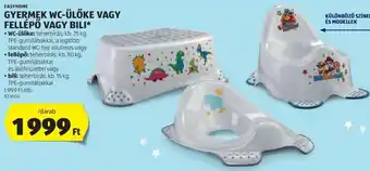 ALDI Easyhome Gyermek wc-ülőke vagy fellépő vagy bili 1 db ajánlat