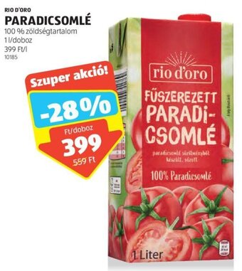 ALDI Rio d'Oro Paradicsomlé 1 l ajánlat