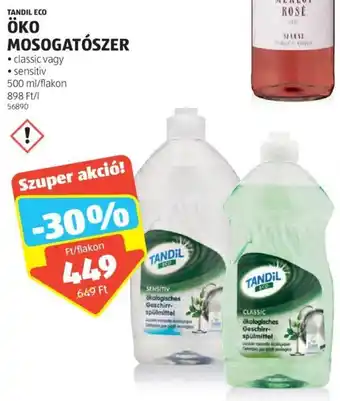 ALDI Tandil Eco Öko mosogatószer 500 ml ajánlat