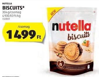 ALDI Ferrero Nutella Biscuits 304 g ajánlat