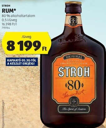 ALDI Stroh rum 0,5 l ajánlat