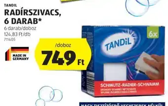 ALDI Tandil Radírszivacs 6 db ajánlat