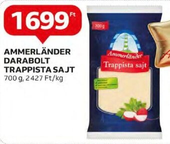 Auchan Ammerländer Darabolt trappista sajt 700 g ajánlat