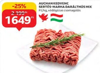 Auchan Auchan kedvenc sertés-marha darálthús mix 1 kg ajánlat