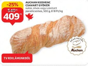 Auchan Auchan kedvenc csavart gyökér 500 g ajánlat