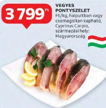 Auchan Vegyes pontyszelet 1 kg ajánlat