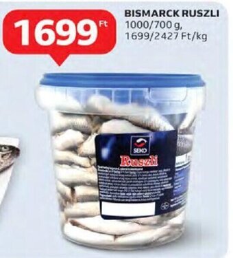 Auchan Bismarck Ruszli 1000 / 700 g ajánlat