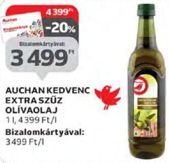 Auchan Auchan kedvenc extra szűz olívaolaj 1 l ajánlat