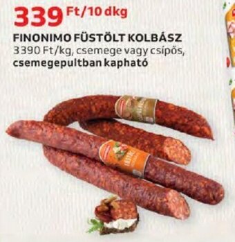 Auchan Finonimo füstölt kolbász 10 dkg ajánlat