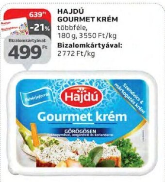 Hajdú Gourmet krém 180 g