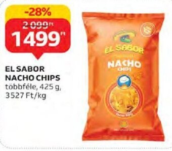 El Sabor Nacho chips 425 g