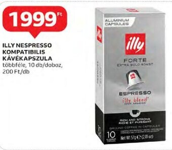 Illy Nespresso kompatibilis kávékapszula 10 db