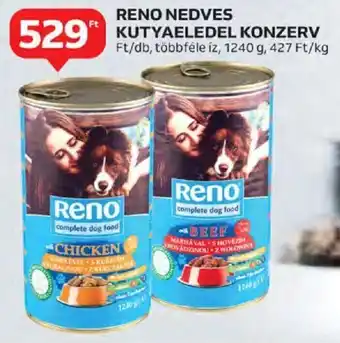 Auchan Reno Nedves kutyaeledel konzerv 1240 g ajánlat