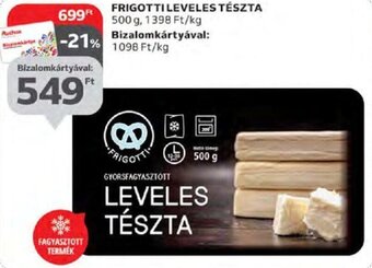 Auchan Frigotti leveles tészta 500 g ajánlat