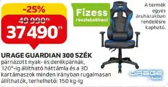 Auchan Urage guardian 300 szék 1 db ajánlat