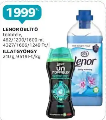 Auchan Lenor Öblítő 462 - 1600 ml ajánlat