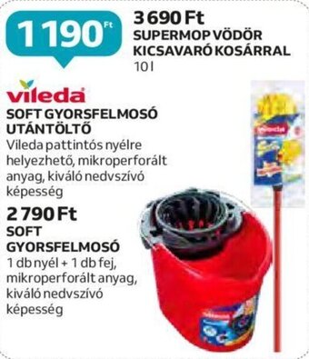 Auchan Vileda Soft gyorsfelmosó utántöltő 1 db ajánlat