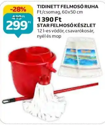 Tidinett felmosó ruha 1 csomag