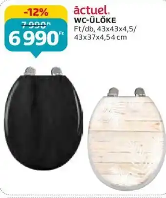Auchan āctuel wc-ülőke 1 db ajánlat