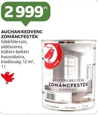 Auchan Auchan kedvenc zománcfesték 1 l ajánlat