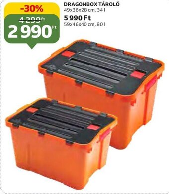 Auchan Dragonbox tároló 1 db ajánlat