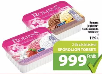 Coop Romans jégkrém 1 l ajánlat