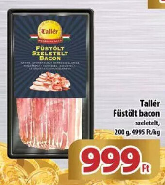 Coop Tallér Füstölt bacon 200 g ajánlat