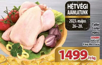 Coop Tallér Csirke egész 1 kg ajánlat