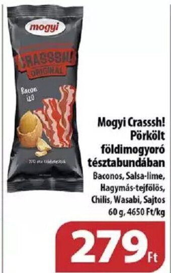 Coop Mogyi Crasssh! pörkölt földimogyoró tésztabundában 60 g ajánlat