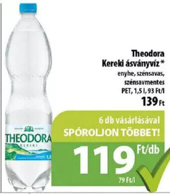 Coop Theodora Kereki ásványvíz 1,5 l ajánlat