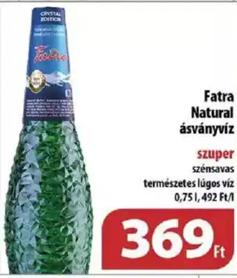 Coop Fatra Natural ásványvíz 0,75 l ajánlat