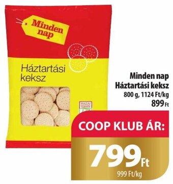Coop Minden nap Háztartási keksz 800 g ajánlat