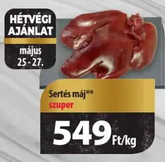 Coop Sertés máj 1 kg ajánlat