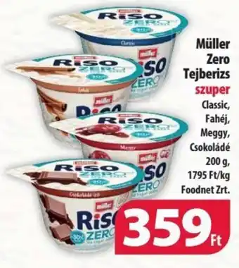 Coop Müller Zero Tejberizs 200 g ajánlat