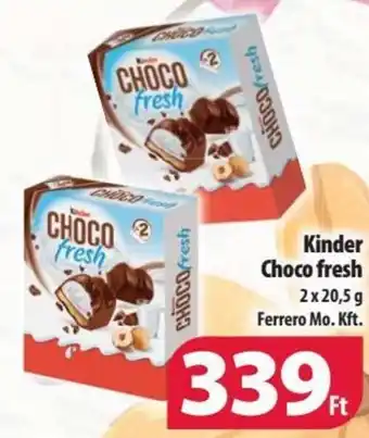 Coop Kinder Choco fresh 2 x 20,5 g ajánlat