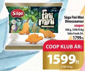 Coop Sága Fini mini dinoszaurusz 500 g ajánlat
