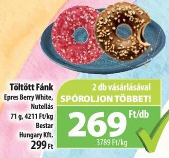 Coop Töltött Fánk 71 g ajánlat