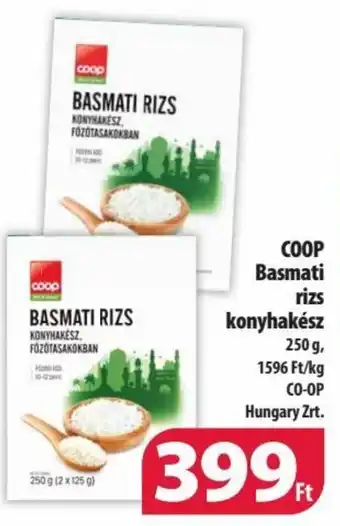 Coop Coop Basmati rizs konyhakész 250 g ajánlat