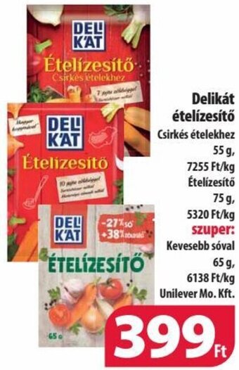Coop Delikát Ételízesítő 55 - 75 g ajánlat