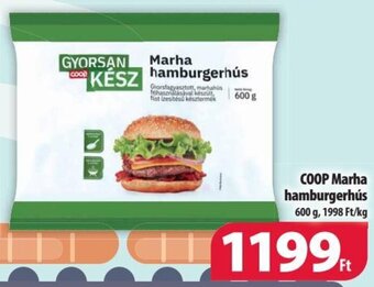 Coop Coop Marha hamburgerhús 600 g ajánlat