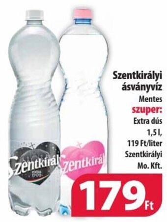 Coop Szentkirályi ásványvíz 1,5 l ajánlat