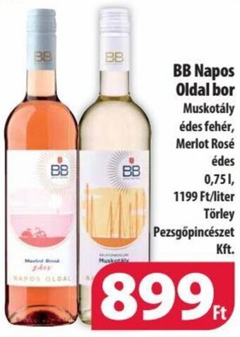 Coop BB Napos oldal bor 0,75 l ajánlat