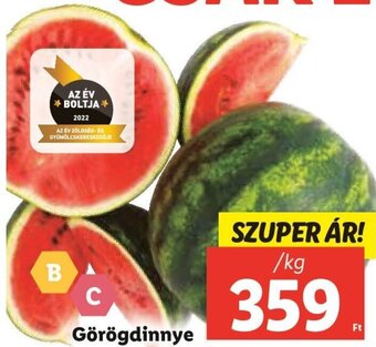 Lidl Görögdinnye 1 kg ajánlat