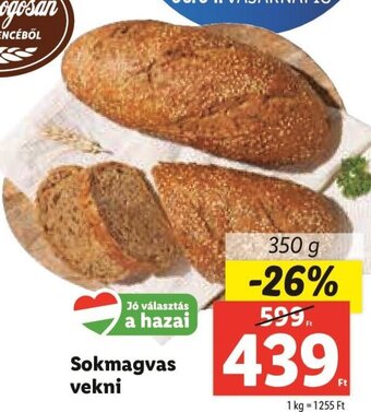 Sokmagvas vekni 350 g